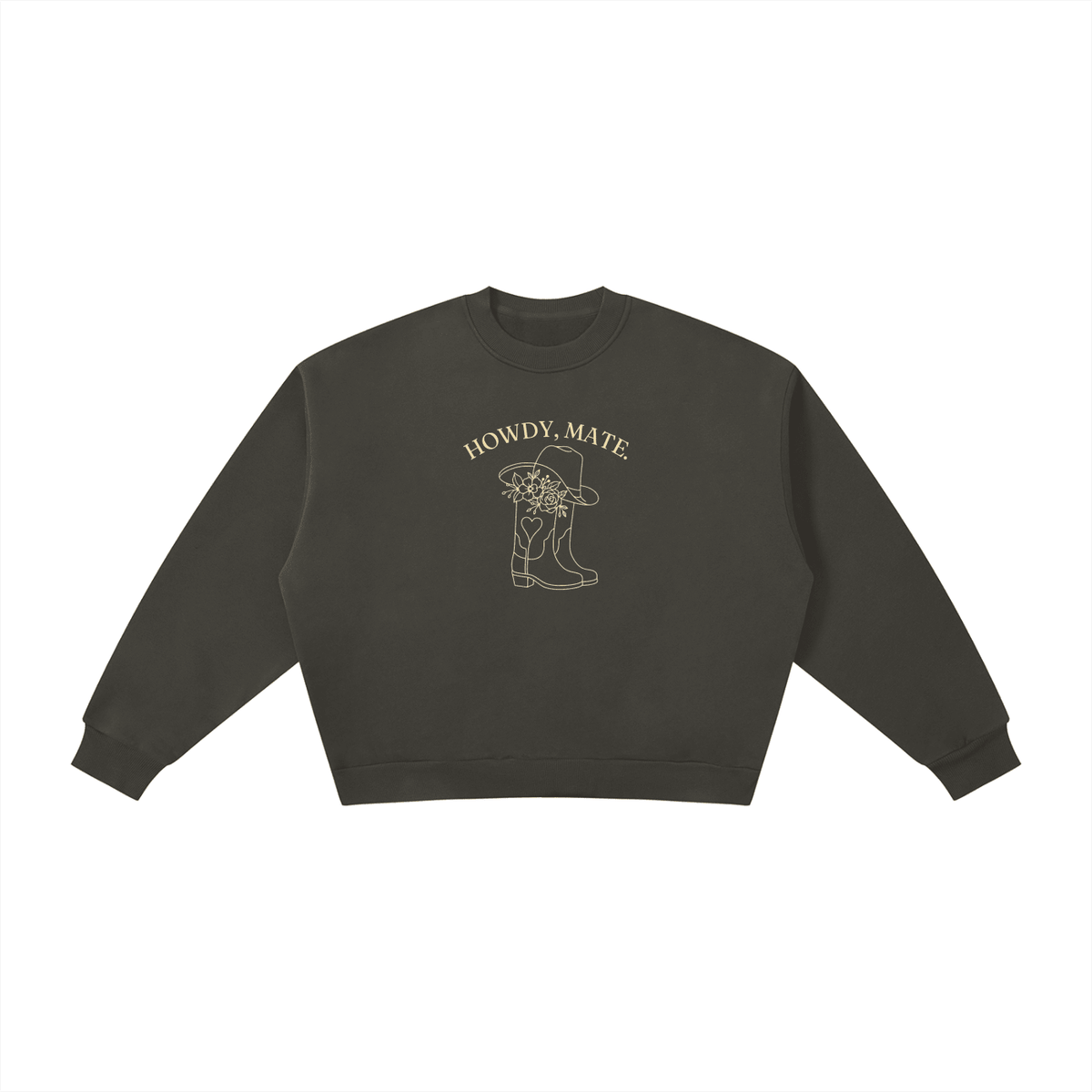 Howdy, Mate. | Ladies Crewneck | | Sunday Arvo Co.