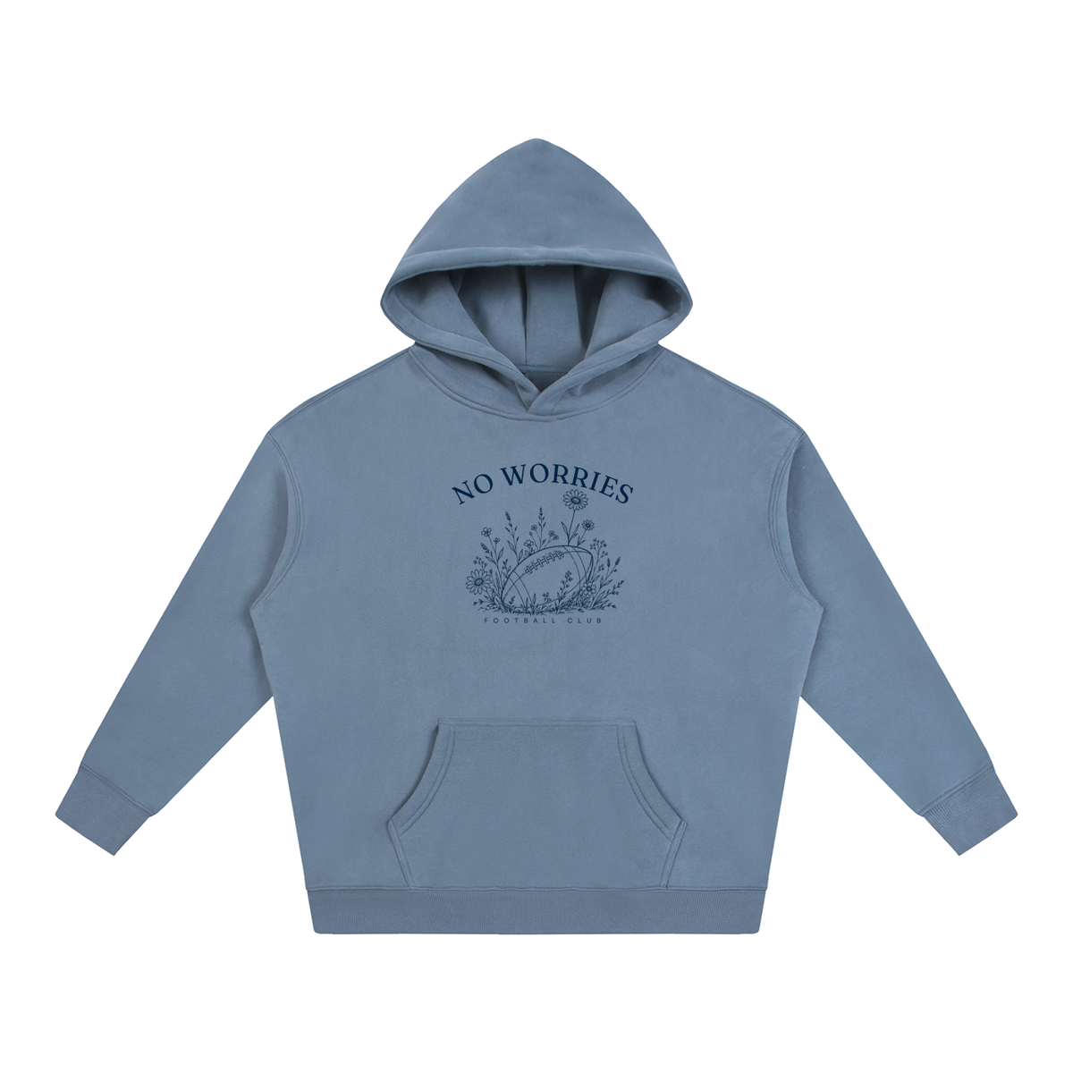 No Worries Football Club | Hoodie | Powder Blue
