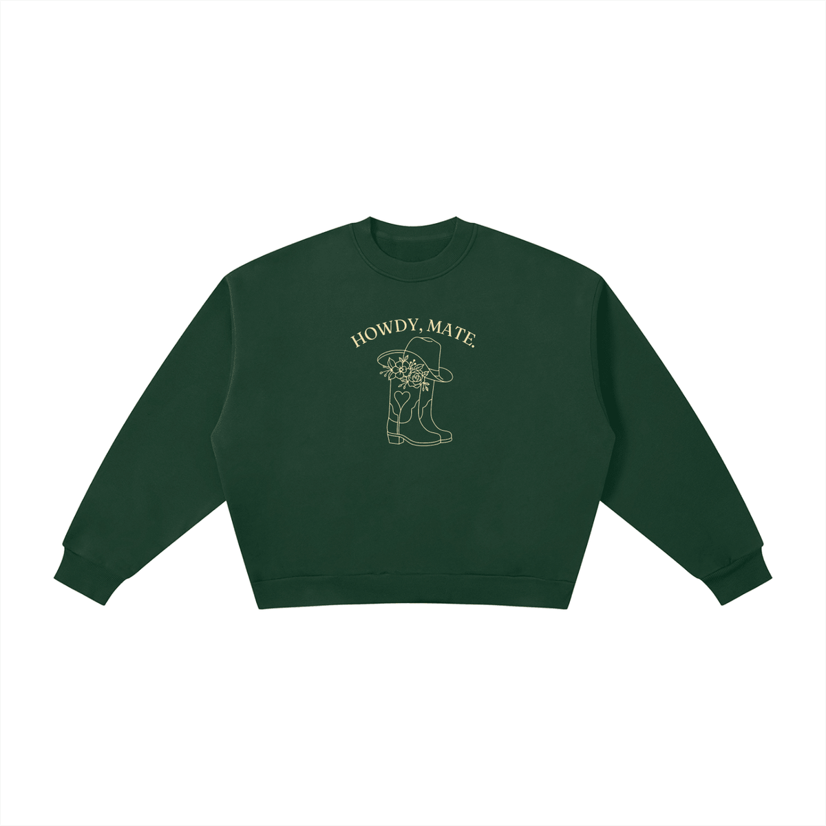 Howdy, Mate. | Ladies Crewneck | | Sunday Arvo Co.