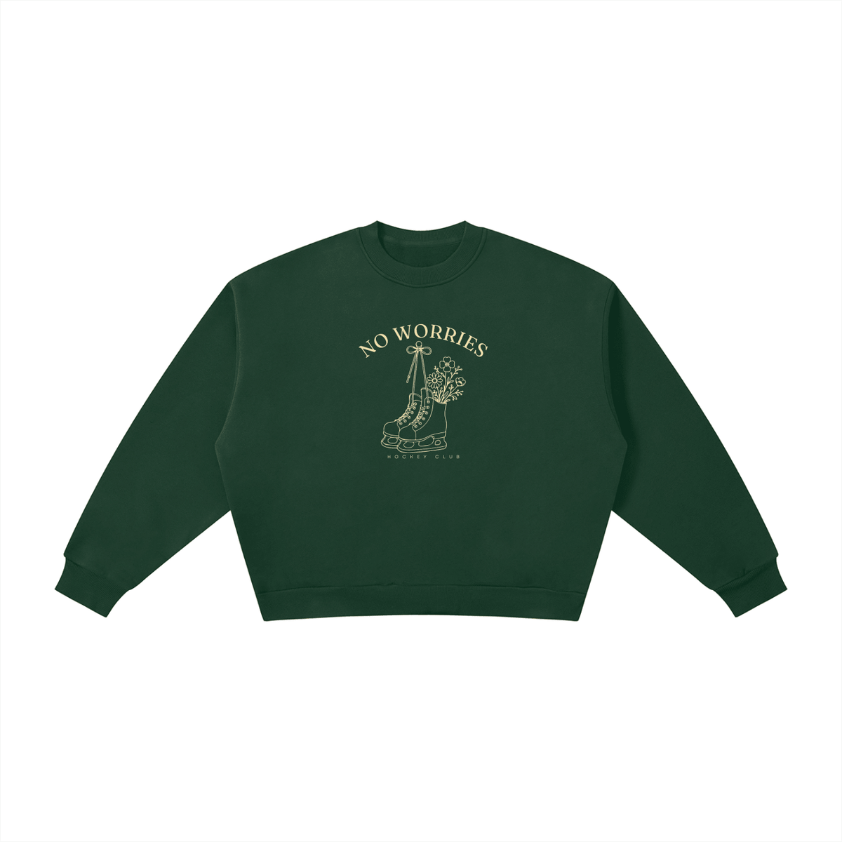No Worries Hockey Club | Ladies Crewneck | | Sunday Arvo Co.