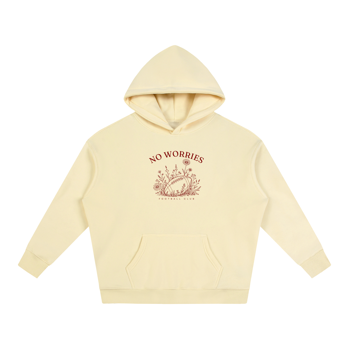 No Worries Football Club | Hoodie | Powder Blue