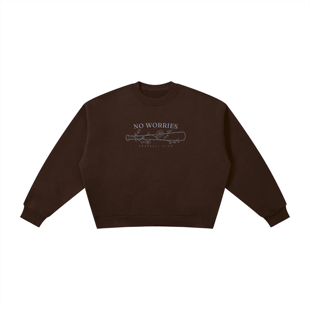 No Worries Baseball Club | Ladies Crewneck | | Sunday Arvo Co.