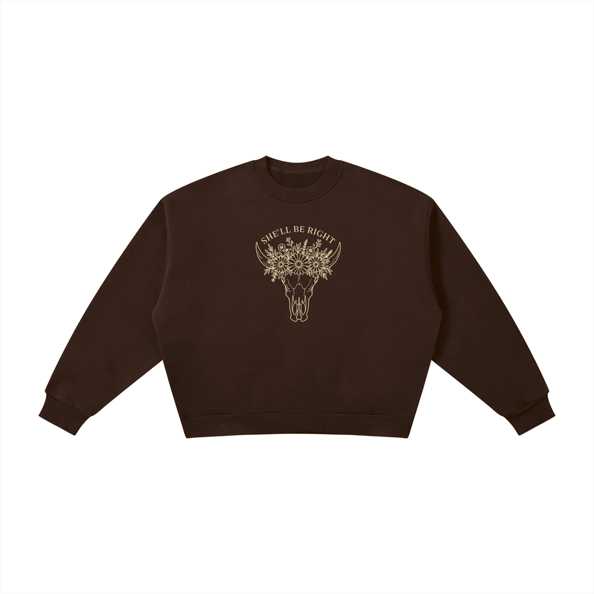 She'll be Right | Ladies Crewneck | | Sunday Arvo Co.