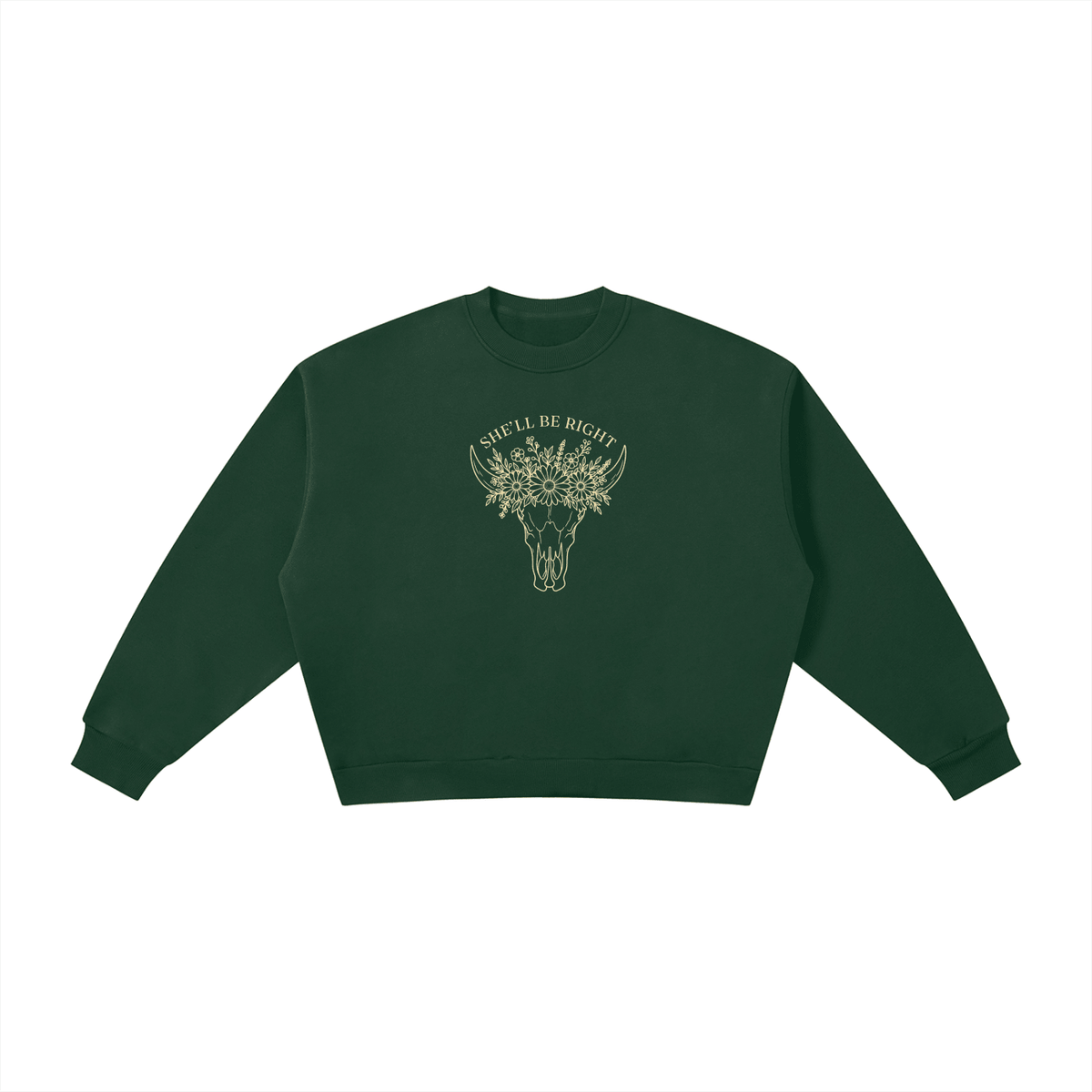 She'll be Right | Ladies Crewneck | | Sunday Arvo Co.
