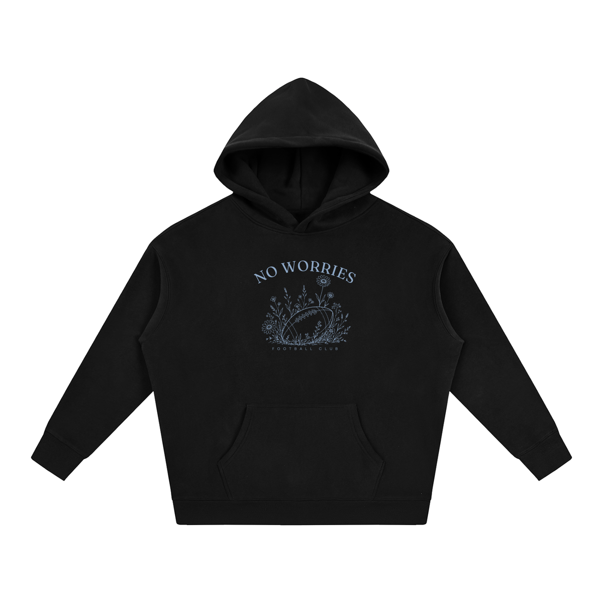 No Worries Football Club | Hoodie | Powder Blue