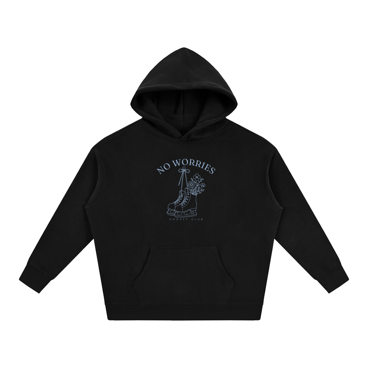 No Worries Hockey Club | Hoodie | Powder Blue