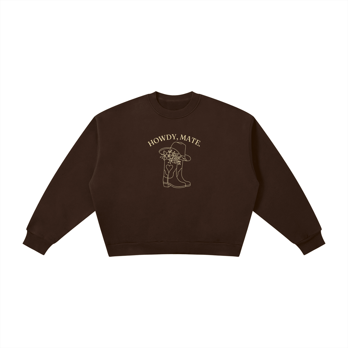 Howdy, Mate. | Ladies Crewneck | | Sunday Arvo Co.