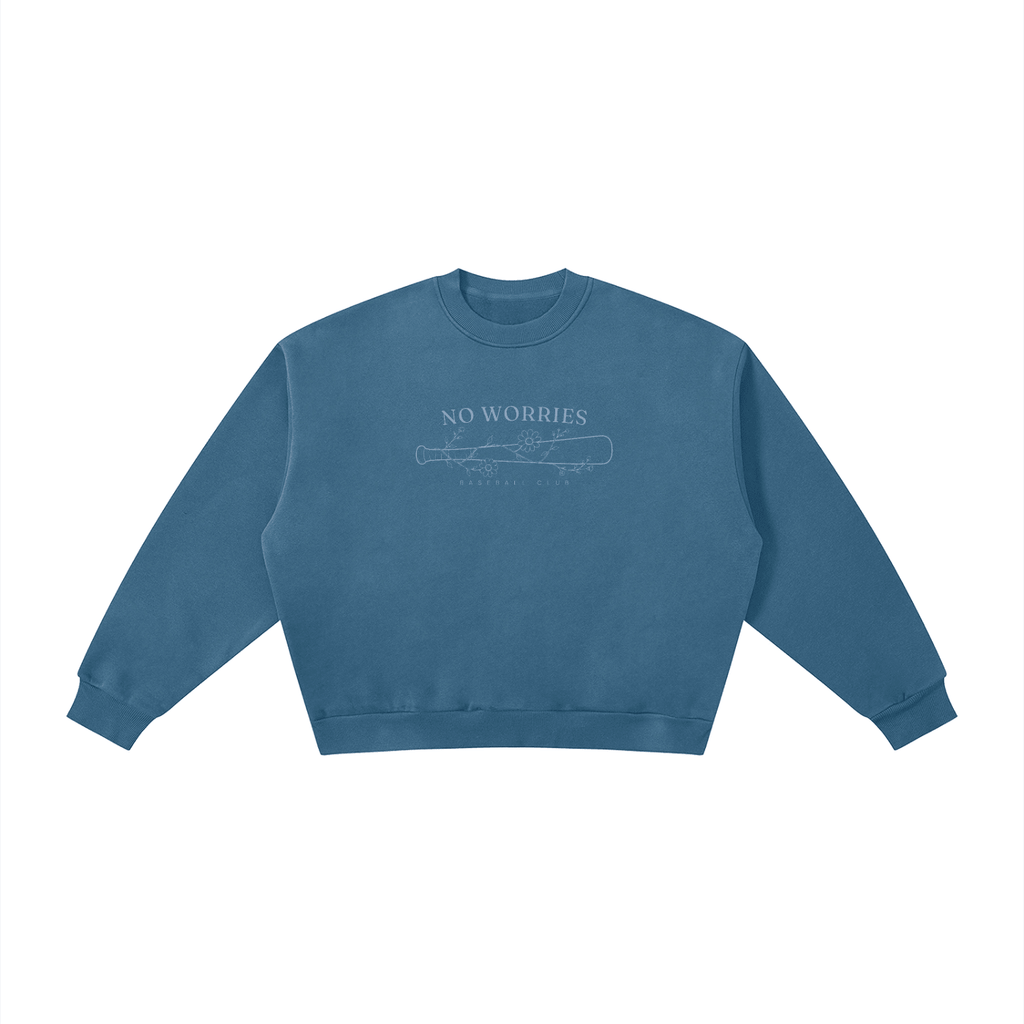 No Worries Baseball Club | Ladies Crewneck | | Sunday Arvo Co.