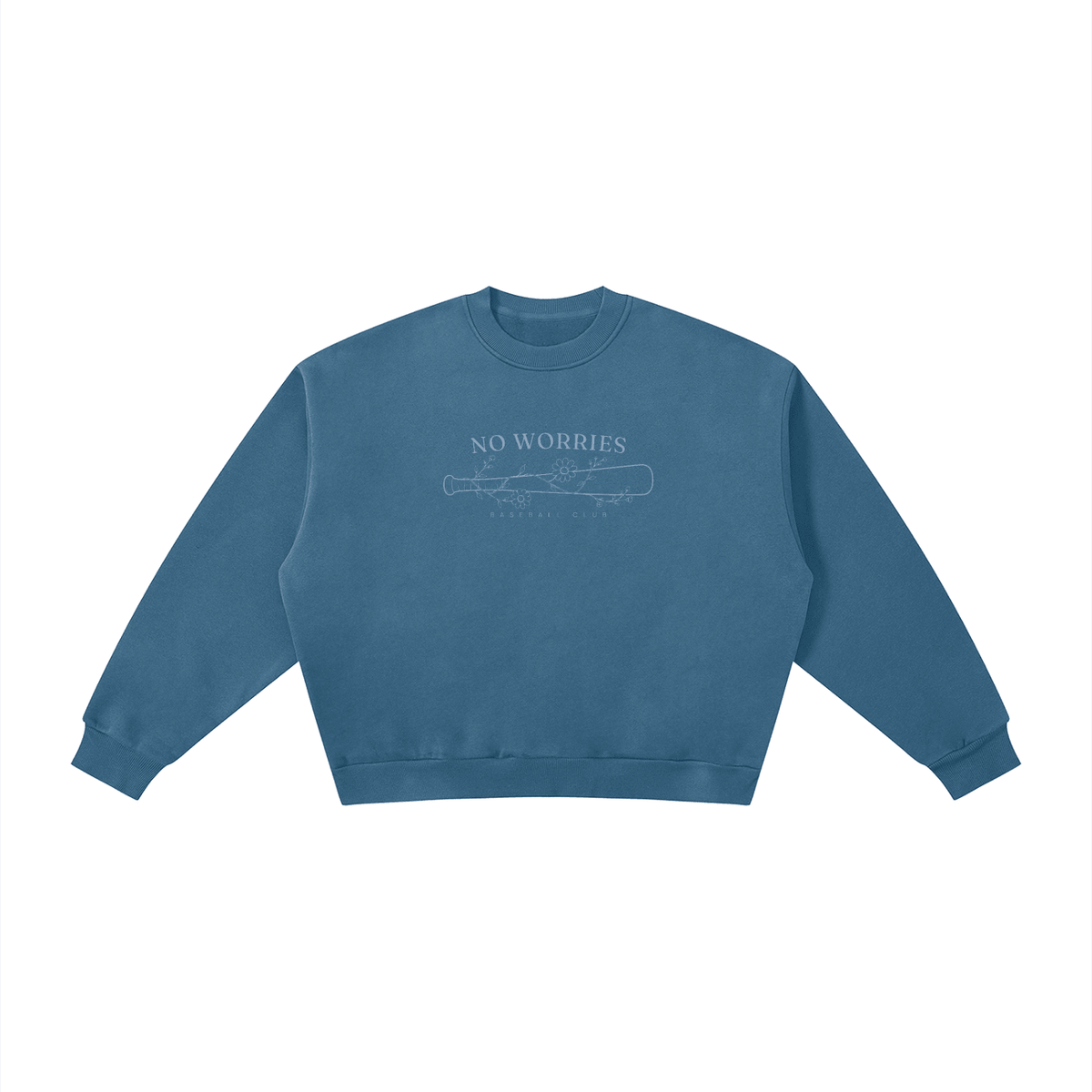 No Worries Baseball Club | Ladies Crewneck | | Sunday Arvo Co.