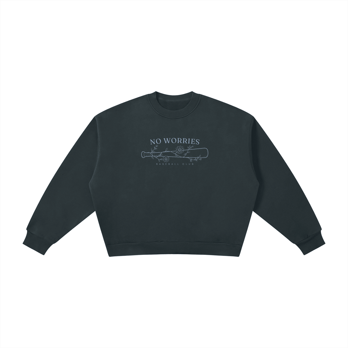 No Worries Baseball Club | Ladies Crewneck | | Sunday Arvo Co.