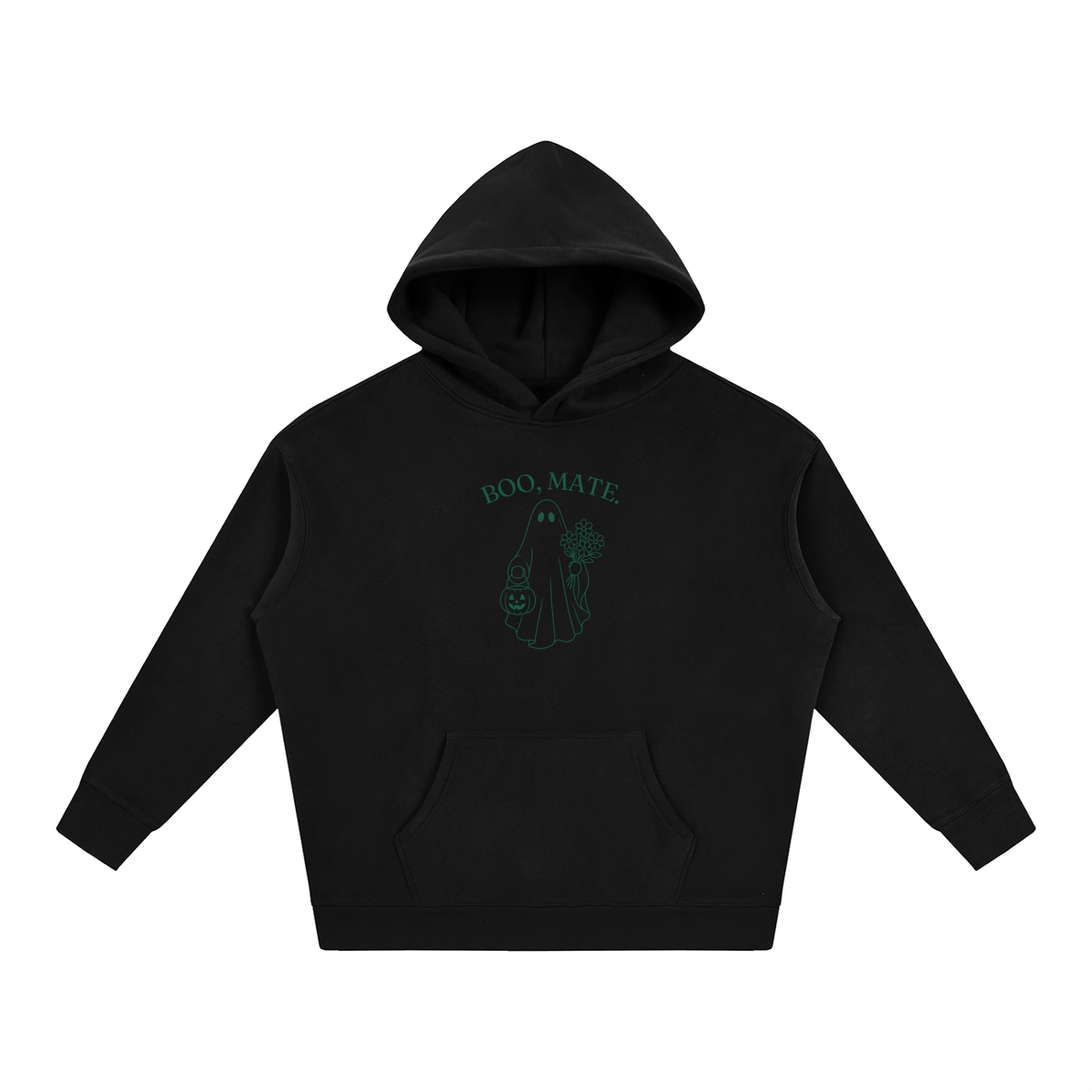 Boo, Mate. | Hoodie | Forest Green