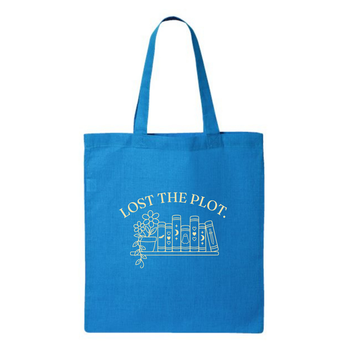 Lost the Plot | Small Tote | Sapphire