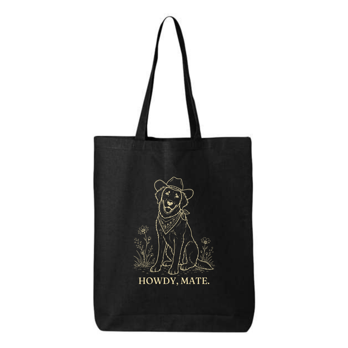 Howdy, Mate. | 12L Tote | Black