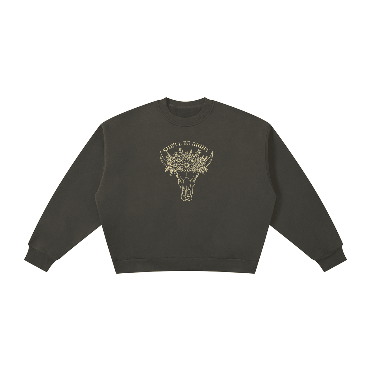 She'll be Right | Ladies Crewneck | | Sunday Arvo Co.