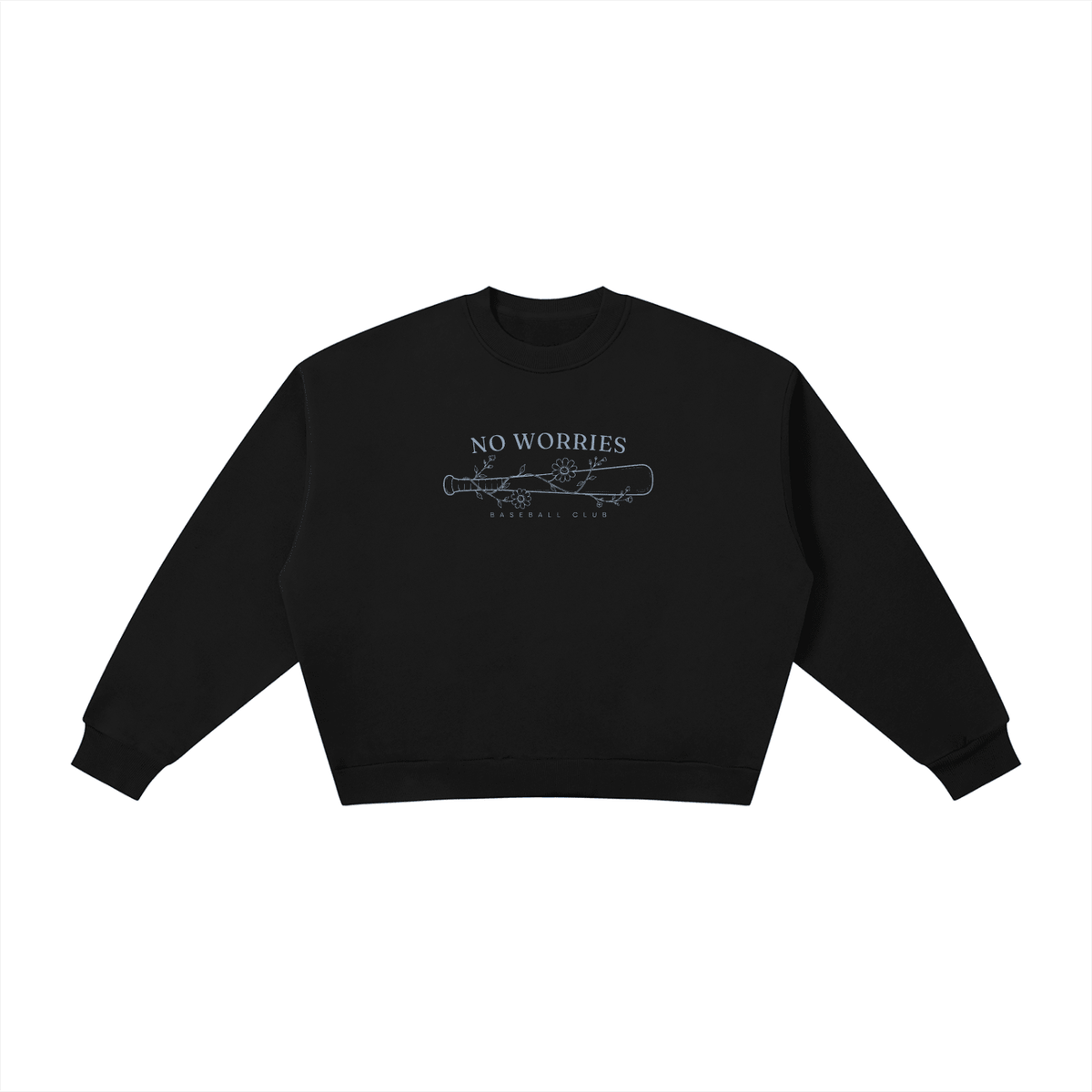 No Worries Baseball Club | Ladies Crewneck | | Sunday Arvo Co.