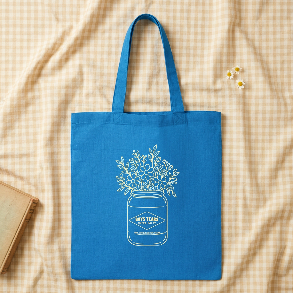 Boys Tears sapphire tote preview