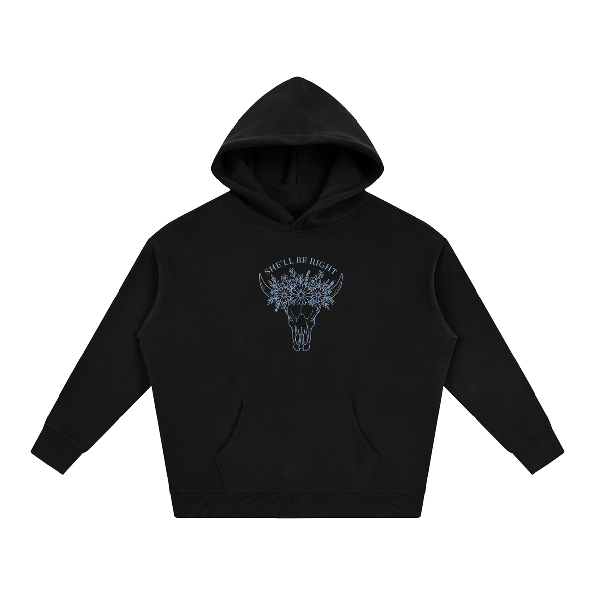 She’ll Be Right | Hoodie | Powder Blue