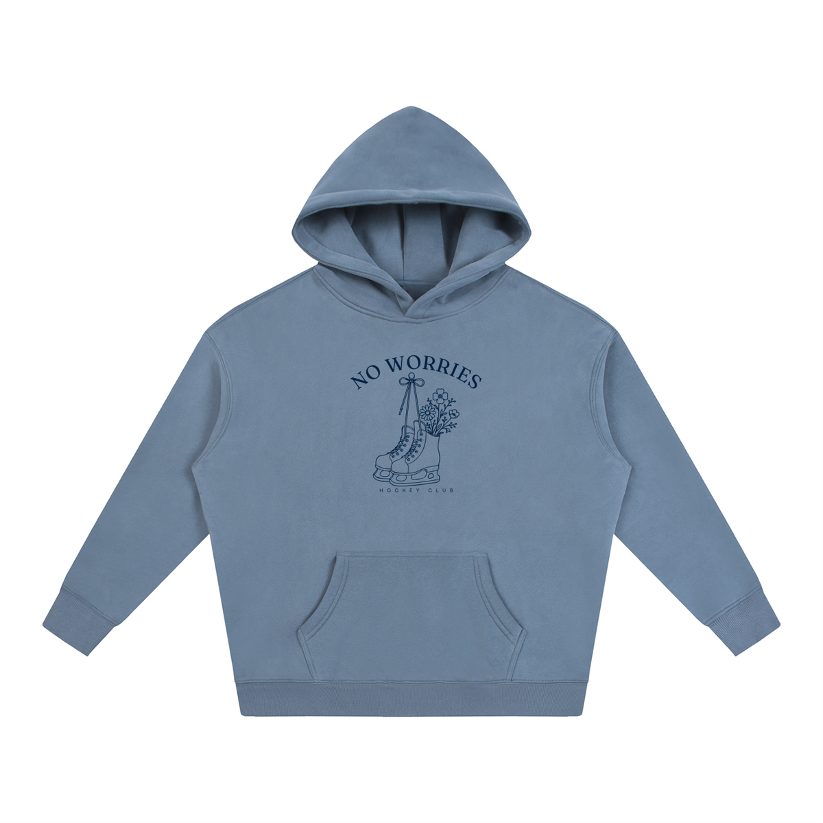 No Worries Hockey Club | Hoodie | Powder Blue