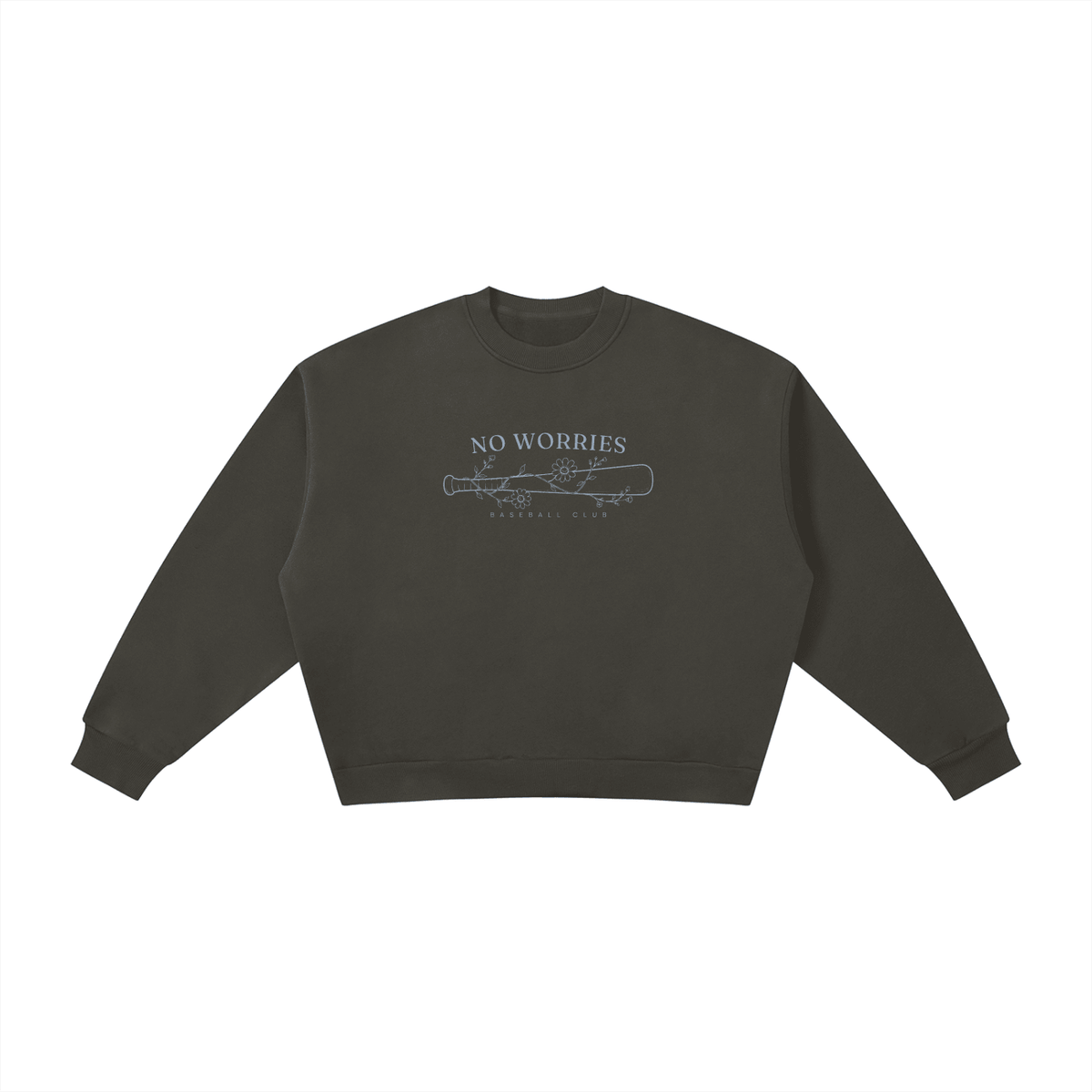 No Worries Baseball Club | Ladies Crewneck | | Sunday Arvo Co.