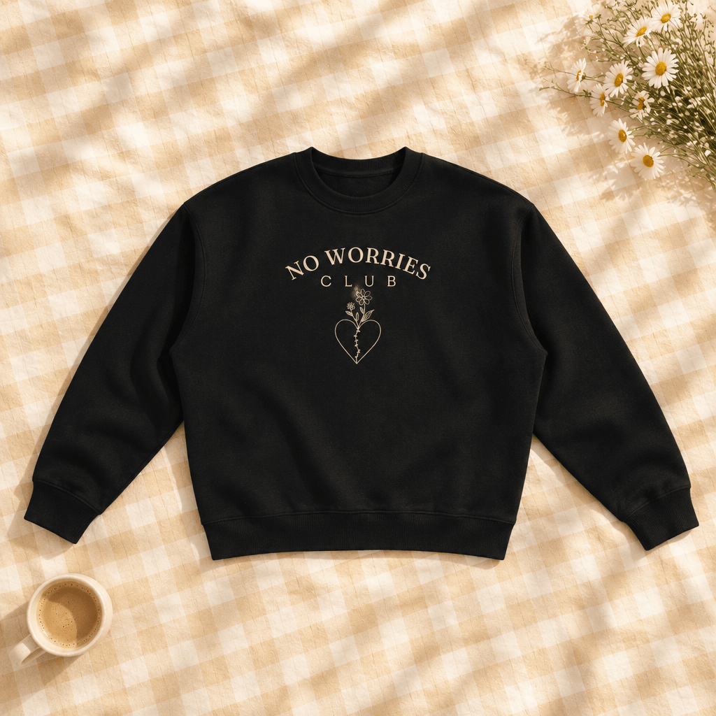 No Worries Club crewneck
