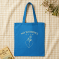 No Worries Club sapphire tote preview