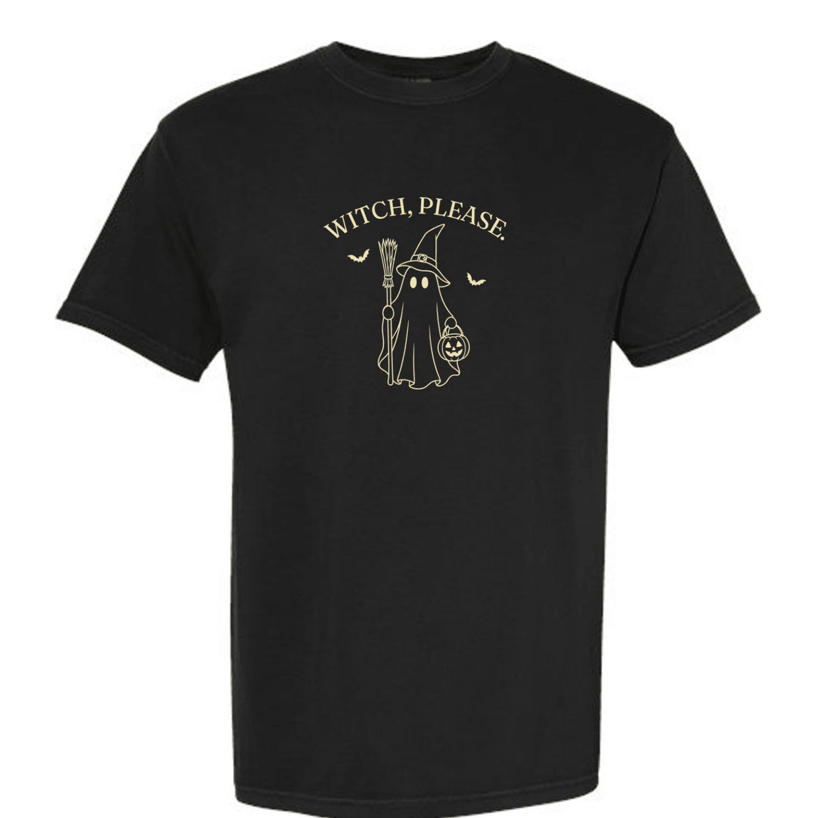 Witch, Please black Comfort Colors tee