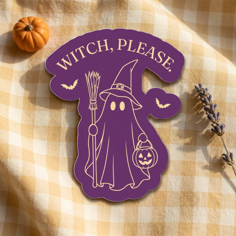 Witch Please sticker