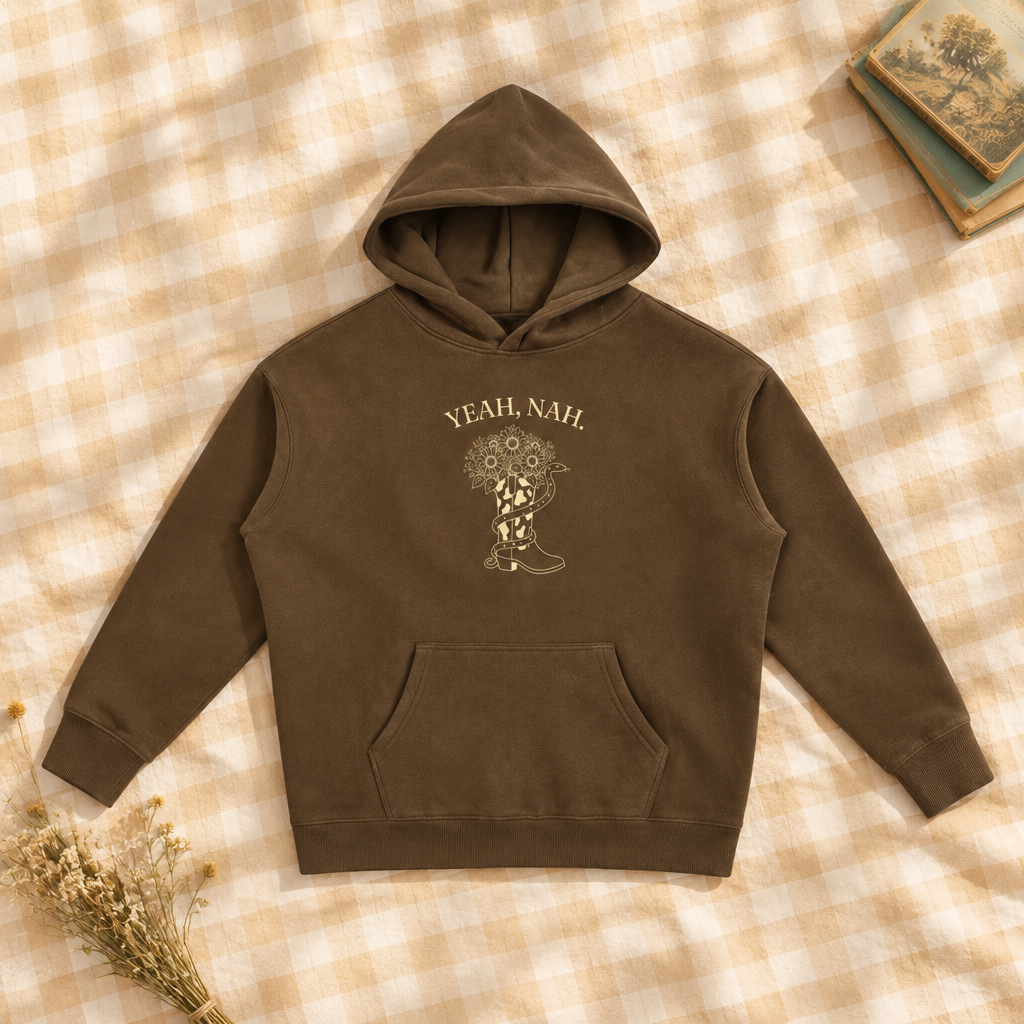 Yeah Nah Boot hoodie